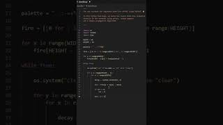 Build the DOOM Fire Effect in Python 🔥 | Python Challenge #8