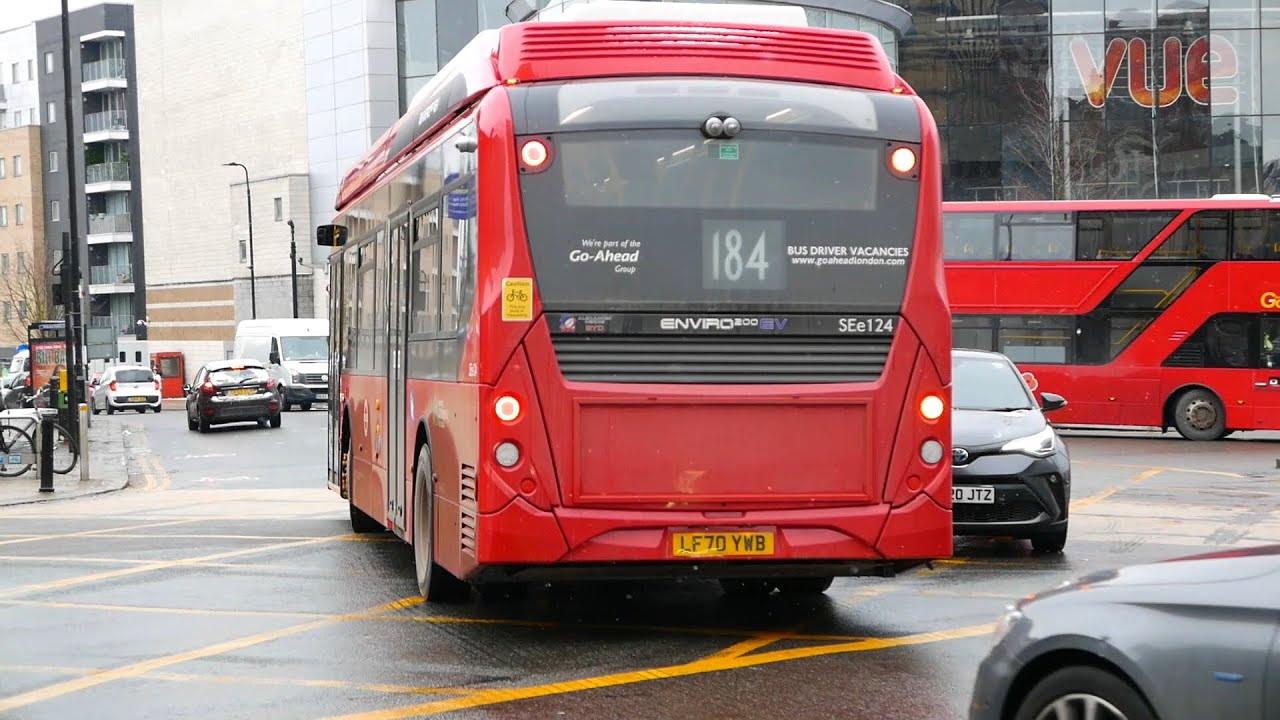 London Buses in Wood Green 8th February 2021