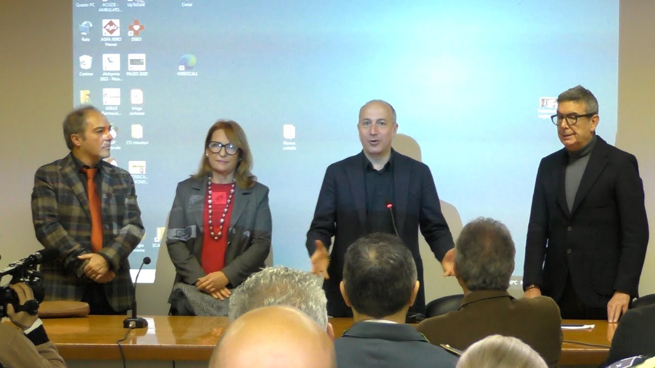 TG EMME. Paolo Calcinaro in vistita all'ospedale di Macerata.