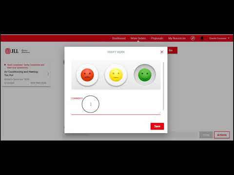 Corrigo Customer Portal V3: How to Verify Completion