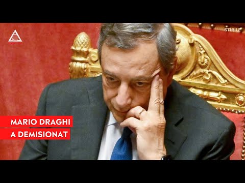 Premierul italian, Mario Draghi, a demisionat