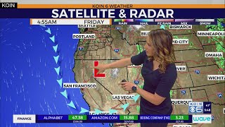 Weather forecast: Isolated showers linger, but warmer with more sunshine today.