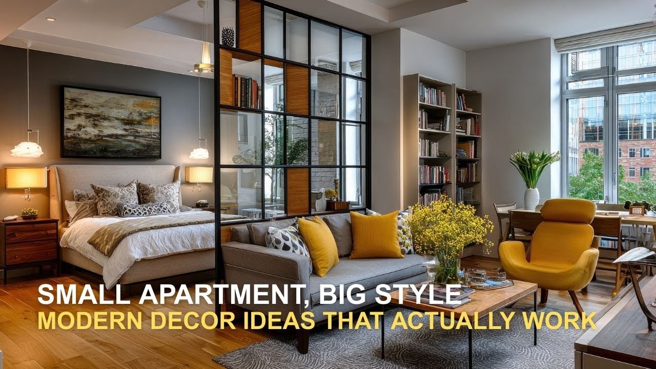 Genius Tiny Apartment Decor Ideas That Make Small Spaces Look Bigger ...
