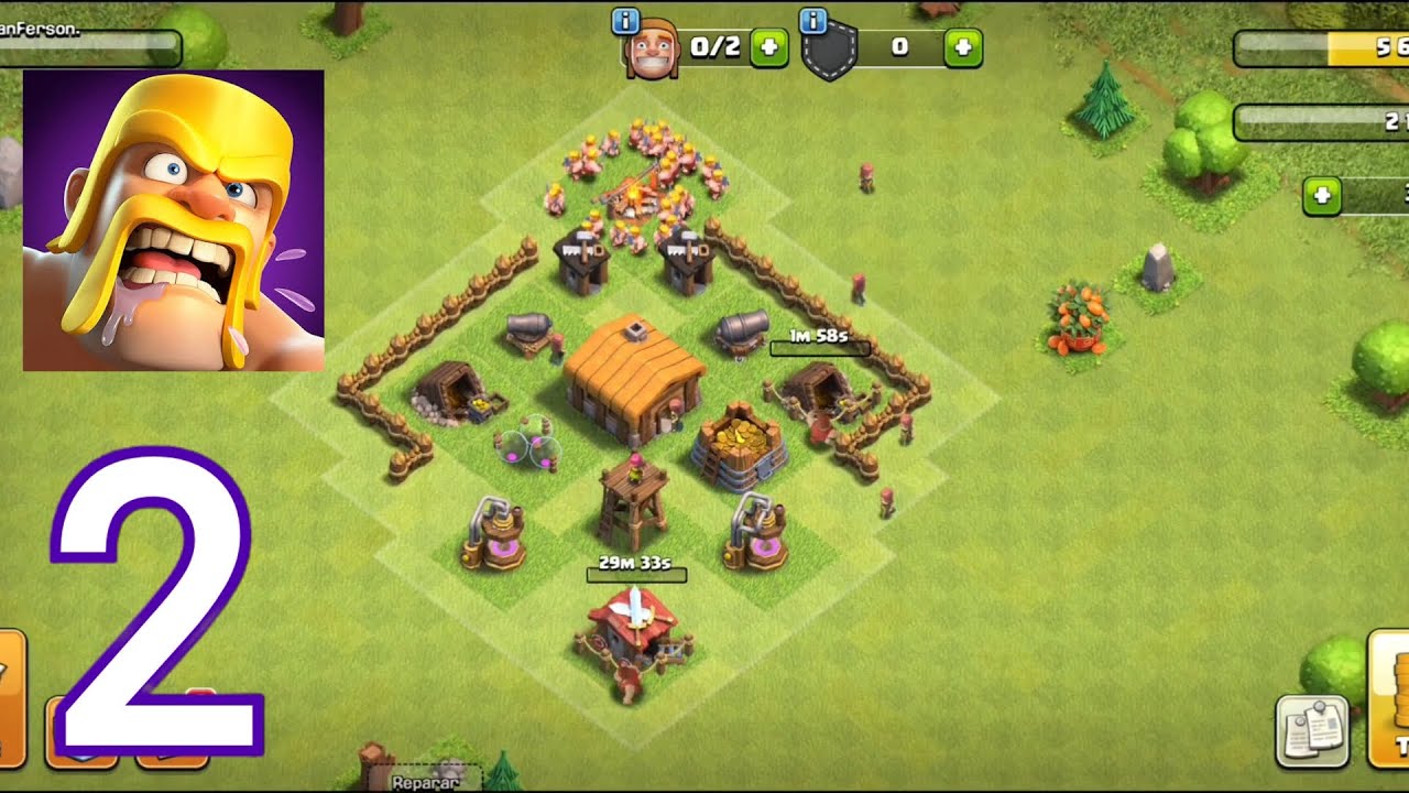 Clash of Clans - gameplay Walkthrough - part 2 ( Android)