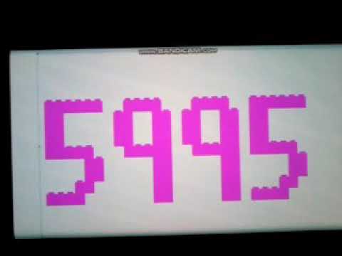 Challenge countdown from 6000 Slow version