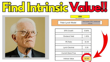 How To Successfully Value a Stock Like Peter Lynch!! (Fully Automatic Model)