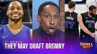 A different team is interested in jumping Lakers to draft Bronny