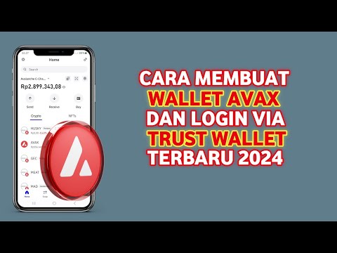 CARA MEMBUAT WALLET AVAX (AVALANCHE) DI TRUST WALLET TERBARU 2024