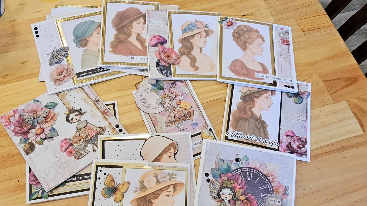 Once Upon a Moment – Vintage Ladies Card Class (132)