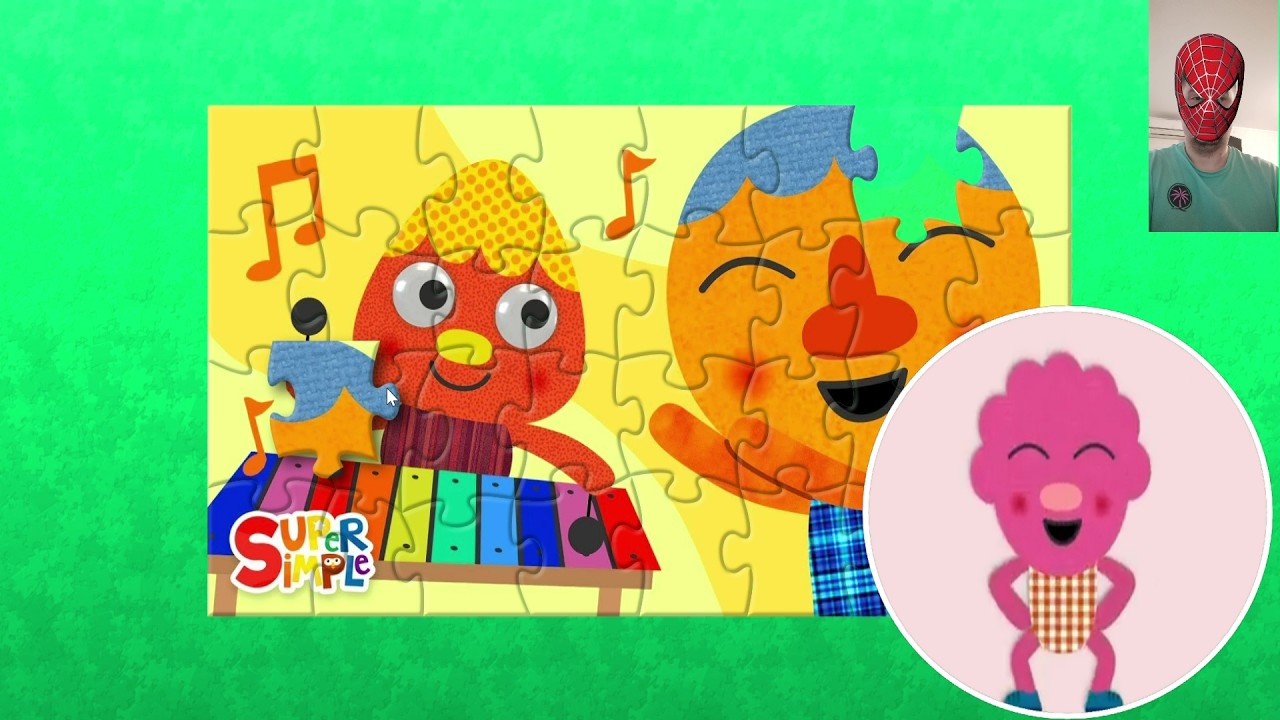 My Happy Song Noodle & Pals Super Simple Songs Puzzle Top - YouTube