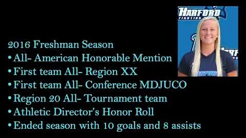 Alexandria Adams Harford Soccer Highlight Tape