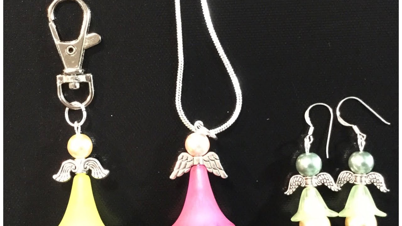 How To Make Simple Bead Angels YouTube