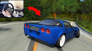 Drifting Corvette C6 - Assetto Corsa (Steering wheel + Shifter) Gameplay screenshot 4