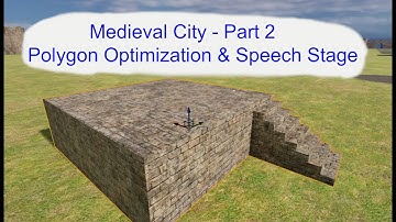 UE5 - Building Medieval City - Part 2 - Polygon Optimization and Speech Stage