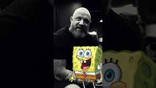SPONGEBOB IN THE GYM 🧽🍍 BIG MIKE'S WYCKED JOKES #bodybuilding #workout #gym #shorts