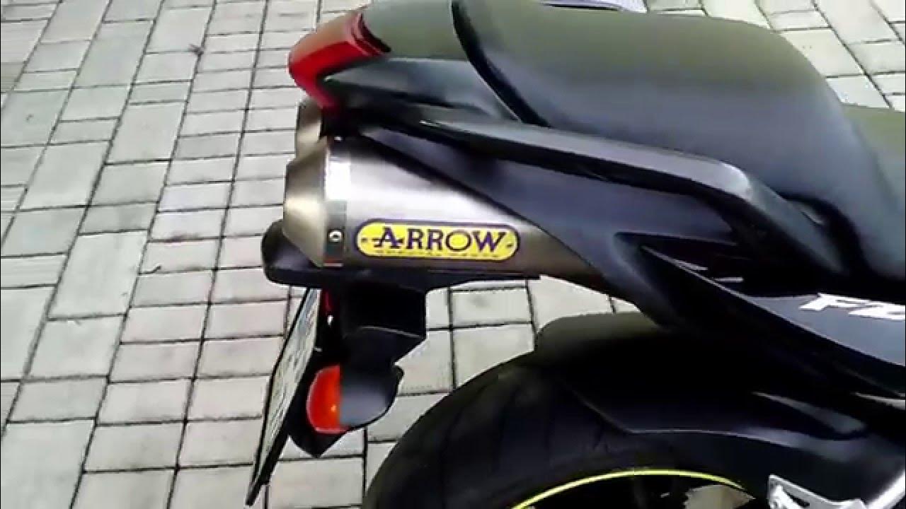 yamaha fz6 exhaust arrow YouTube