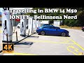 Travelling in BMW i4 M50 - Charging - IONITY Charging Station Bellinzona Nord Switzerland in 4K