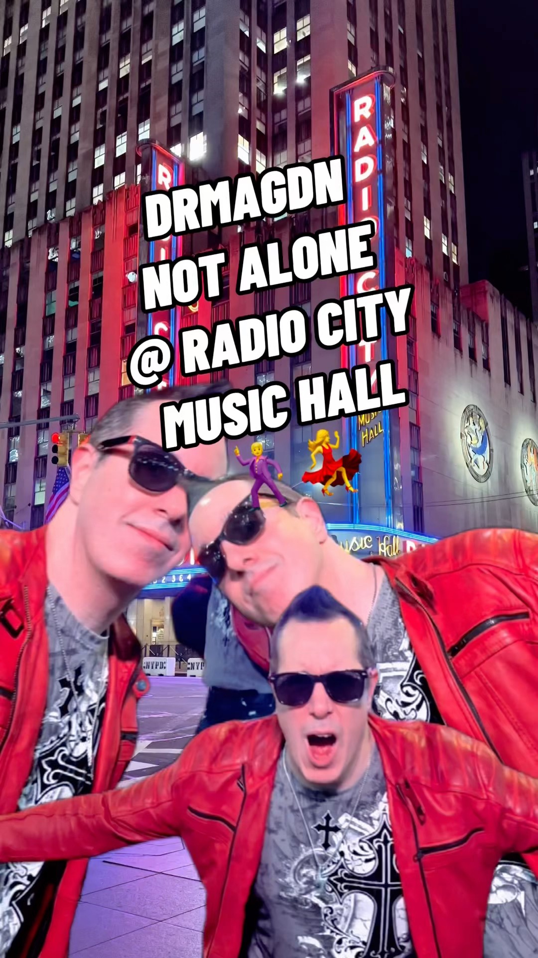 DRMAGDN x Not Alone - Radio City Music Hall NYC #MerryChristmas #NewYork #RadioCity #Shorts #Short
