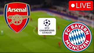 Arsenal vs Bayern Munchen LIVE | UEFA Champions League 2024 Match Video Game Simulation