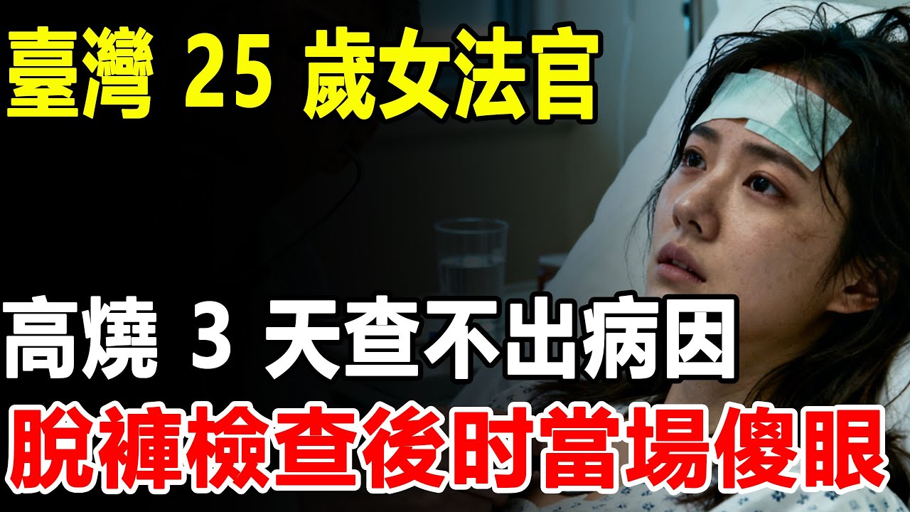臺灣 25 歲女法官持續高燒 3 天，全院束手無策，脫褲檢查後，驚出一身冷汗！#悬疑 #懸疑故事