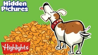 HAPPY DOG IN FALL | Hidden Pictures Puzzles | Kids Videos | Highlights screenshot 1
