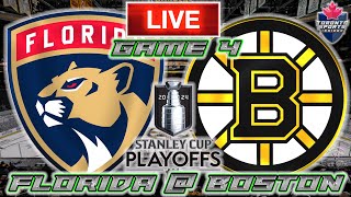 Florida Panthers vs Boston Bruins Game 4 LIVE Stream Game Audio | NHL Playoffs Streamcast & Chat