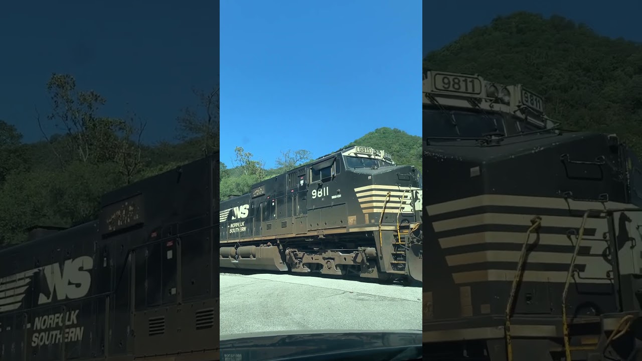 3 BIG TANKS! on Norfolk Southern Train! Military Train! 