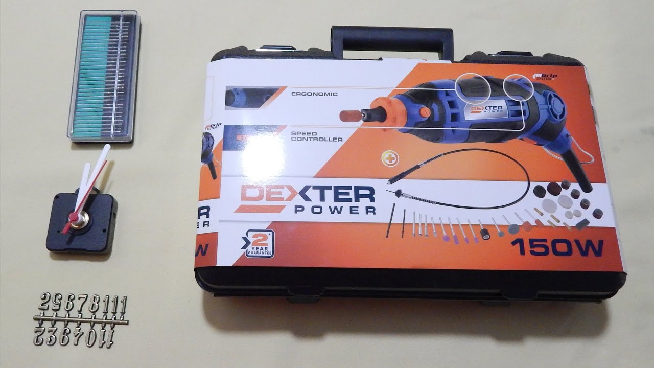 Micro retífica Dexter Power 150W 220v + kit Ponta