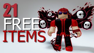 GET 21 FREE ITEMS IN ROBLOX 2023 😱