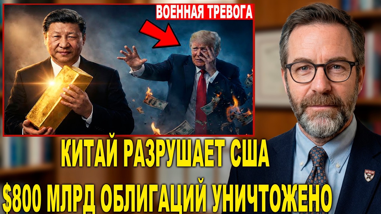 Китай ВЗРЫВАЕТ США: Продал ВСЕ Казначейские Облигации (Это Конец Эпохи)