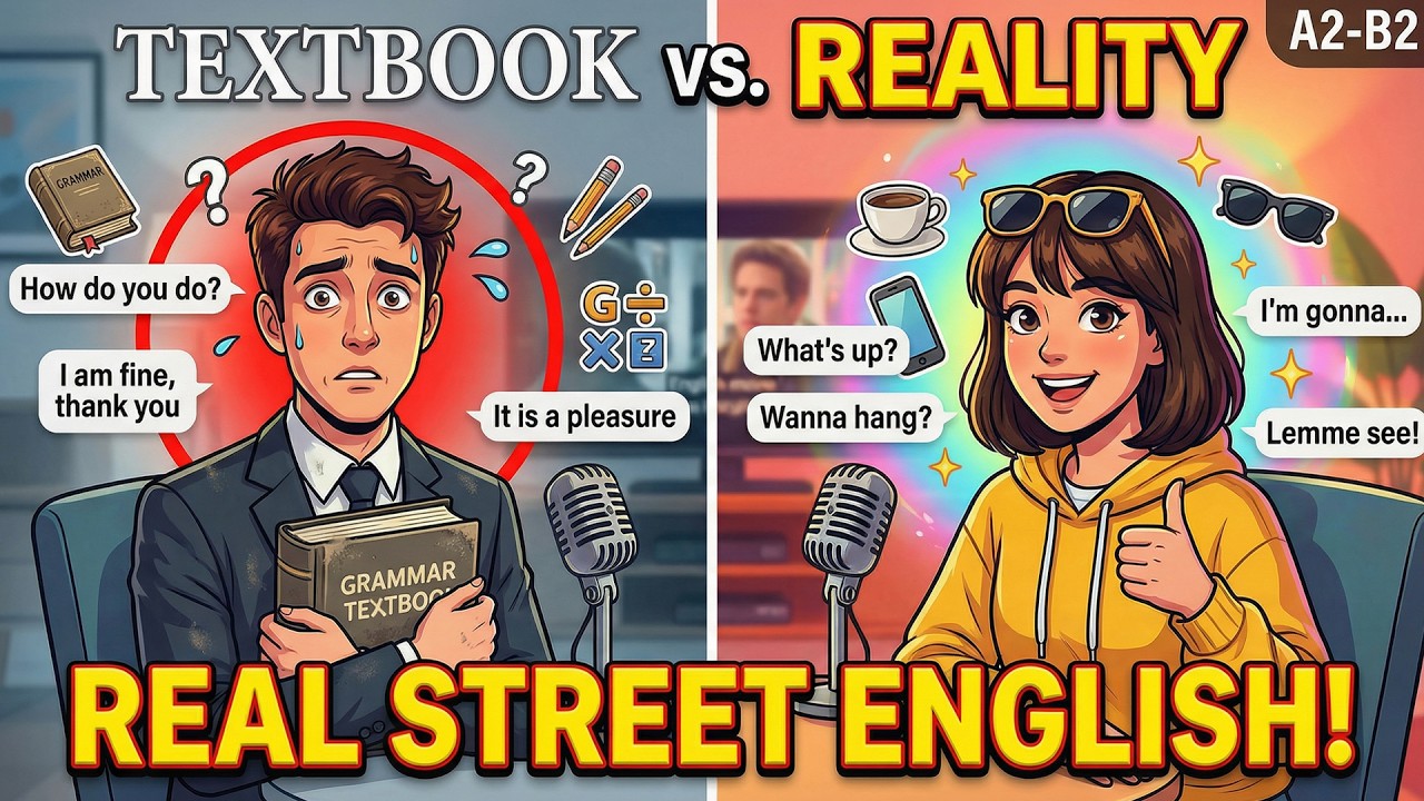 They DON'T Taught You This in School! Real English vs. Textbook English