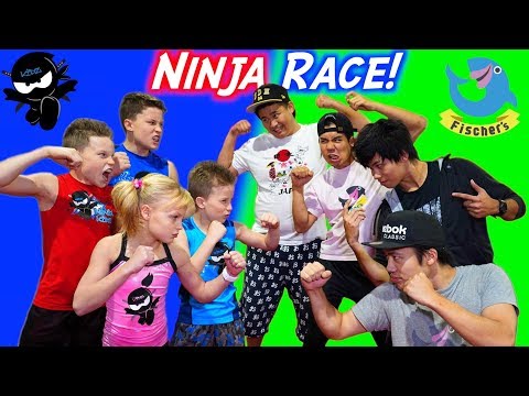 American Ninja Warrior Vs Japan Ninja Warrior Race!