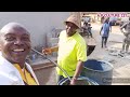 Visite de chantier au quartier amang bami  ebolowa par des conseillers