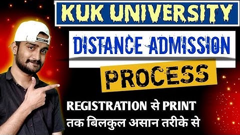 KUK DISTANCE ADMISSION 2023 PROCESS | kuk distance education admission online form 2023 | #KUKDDE