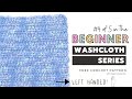 Simple Scrubby Dishcloth Crochet Pattern LEFT HANDED Beginner Washcloth Series (4 OF 5)