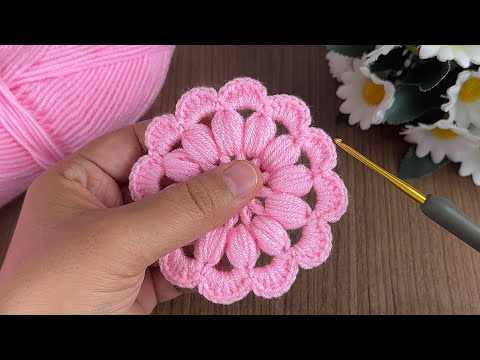 Perfect !! How to make a dazzling and simple rose, you will love