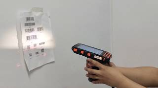 XGY-A082 Android 2D PDA with Pistol Grip Test Video