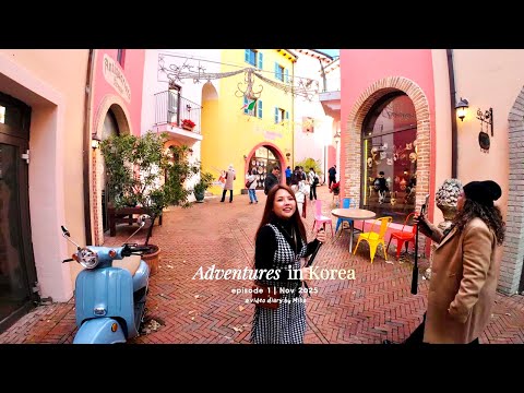 Adventures in Korea ✈️ Ep 1. (Group Tour) ( Nami Island, Le Petit France, Italian Village)