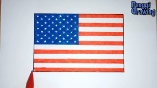 How to Draw The Flag of United States Net Worth