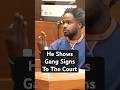 Young Thug Shows Gang Signs in Court 🚨