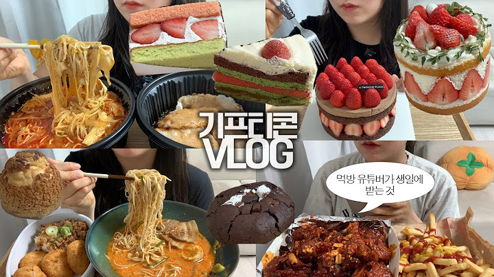 Eating all day with gift cones I got on my birthday 🎂🍜 Mukbang VLOG