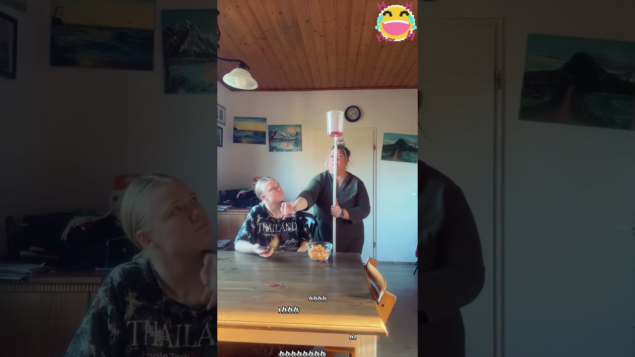 Daughter And Mom Funny Funnyvideo Fyp Foryou Scarecam Prsnk