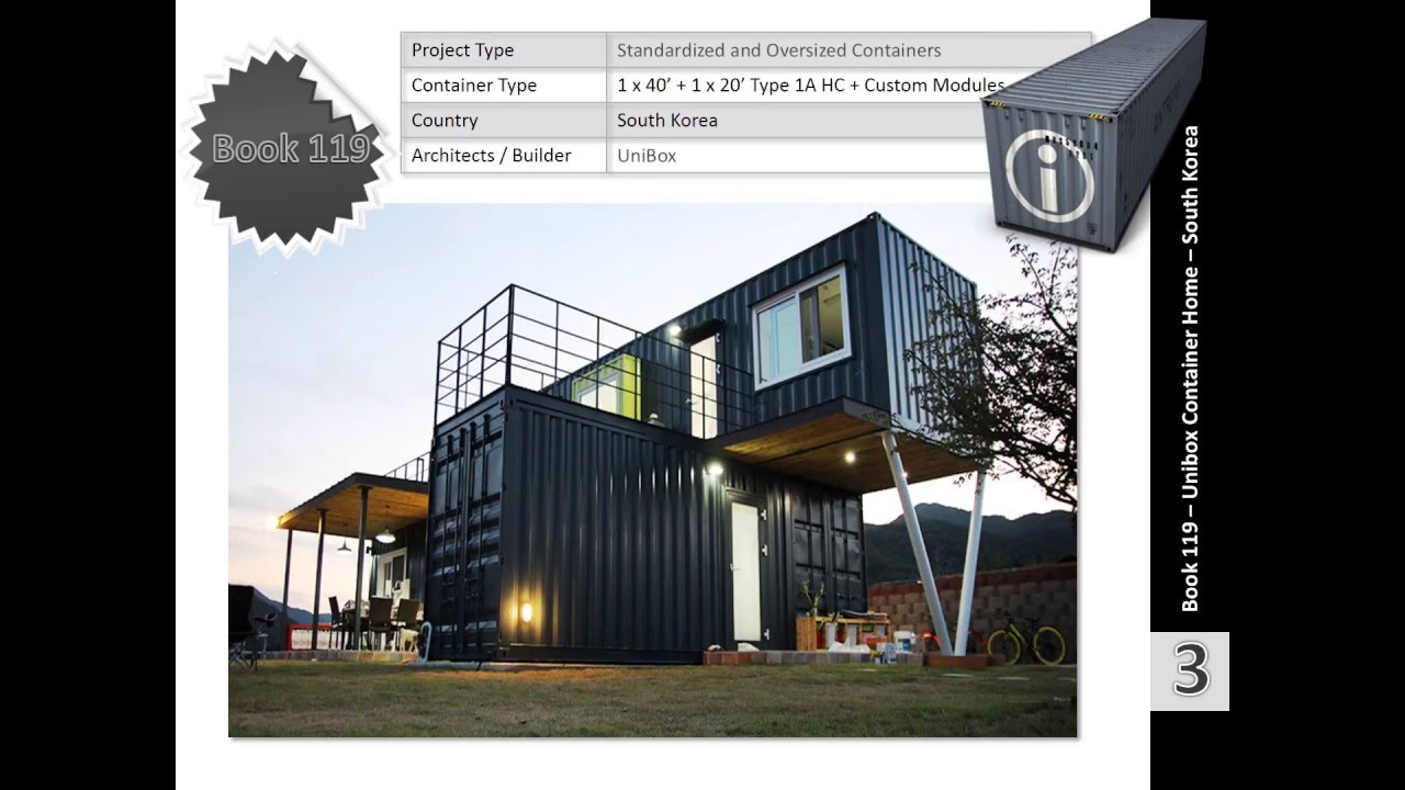 shipping container homes book 119 unibox house korea - youtube shipping container homes book 119 unibox house korea - youtube