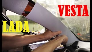 Lada Vesta - как снять обшивку передней стойки лобового стекла