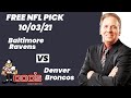 NFL Picks - Baltimore Ravens vs Denver Broncos Prediction, 10/3/2021 Week 4 NFL Best Bet Today