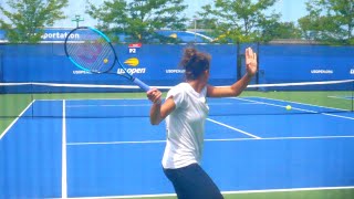 Madison Keys Forehand Slow Motion - WTA Tennis Forehand Technique