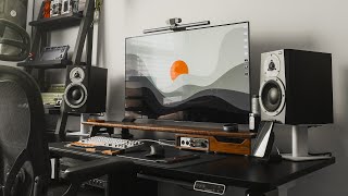 My NEW Apartment Desk Setup 2023 // My Best Home Office So Far // Full Tour and Office Setup