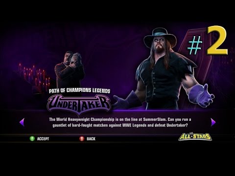 Видео: WWE All Stars:Path of Champions Legends Undertaker-прохождение #2
