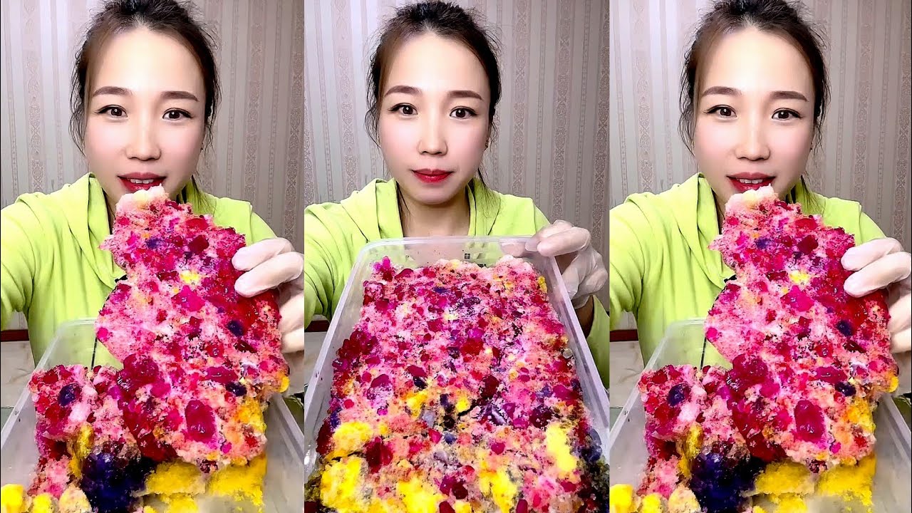 ASMR SHAVED ICE EATING QIAN