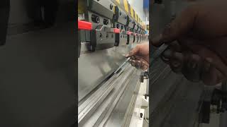 Overseas customer actual use feedback.Metal sheet bending for factory workshop.#pressbrakemachine